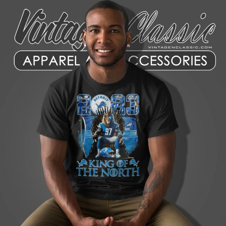 Detroit Lions 2023 King Of The North T Shirt Detroit Lions 2023 King Of The North T Shirt
