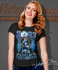 Detroit Lions 2023 King Of The North Women T Shirt