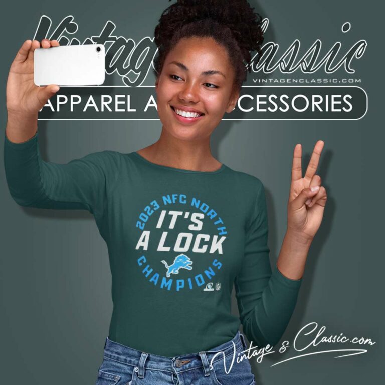 Detroit Lions 2023 Nfc North Champions Long Sleeve Tee Detroit Lions 2023 Nfc North Champions Long Sleeve Tee