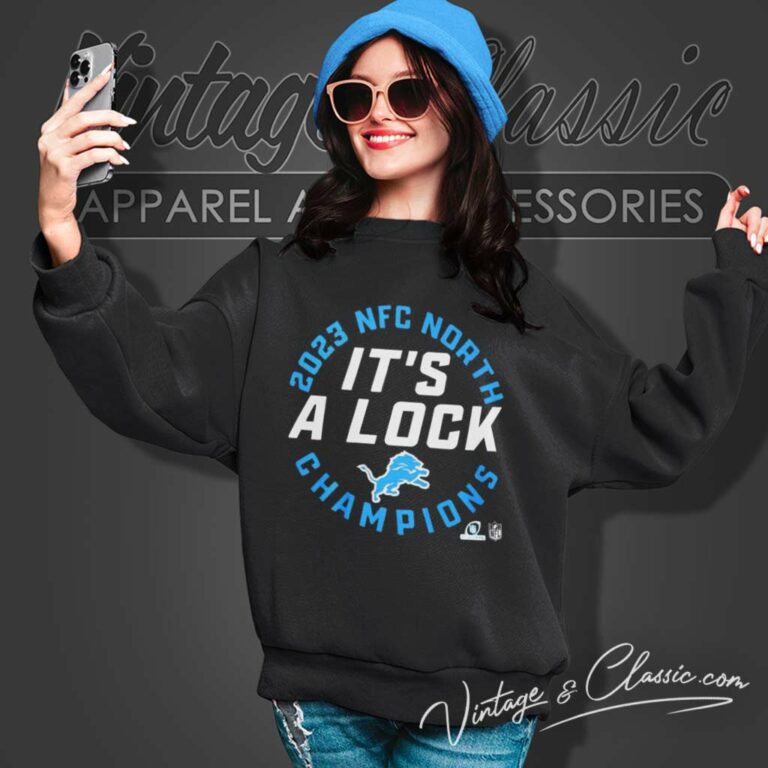 Detroit Lions 2023 Nfc North Champions Sweatshirt Detroit Lions 2023 Nfc North Champions Sweatshirt