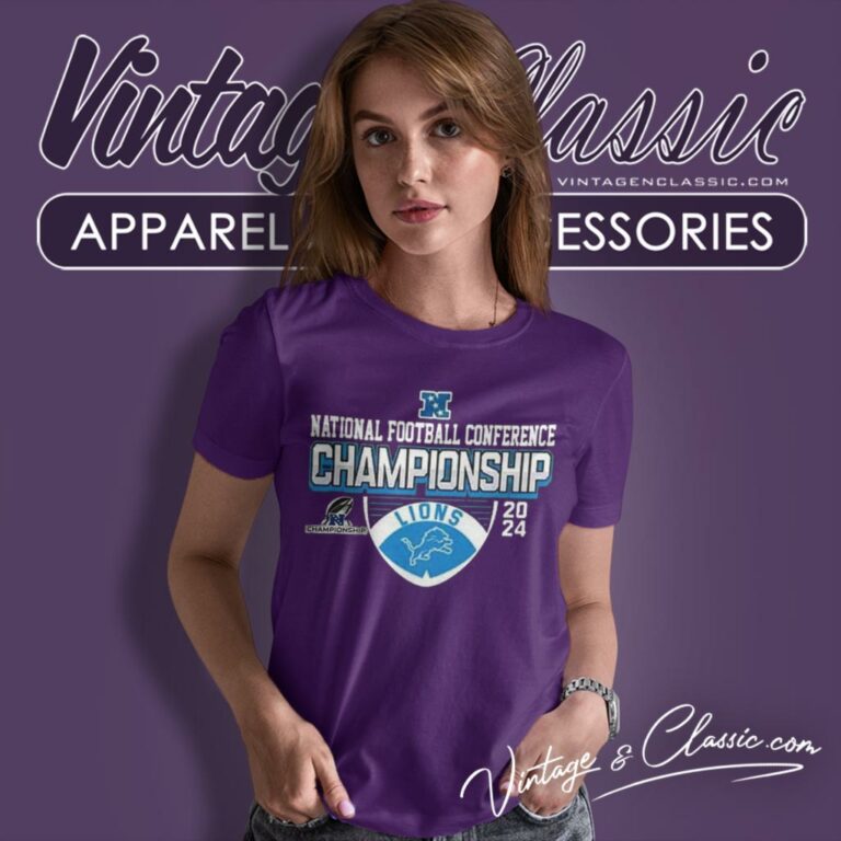Detroit Lions Afc American Football Conference Championship 2023 2024 Women T Shirt Detroit Lions Afc American Football Conference Championship 2023 2024 Women T Shirt