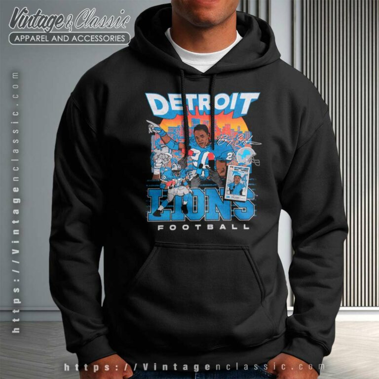 Detroit Lions Barry Sanders Hoodie Detroit Lions Barry Sanders Hoodie