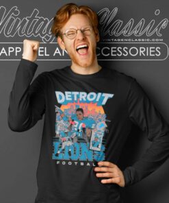 Detroit Lions Barry Sanders Long Sleeve Tee