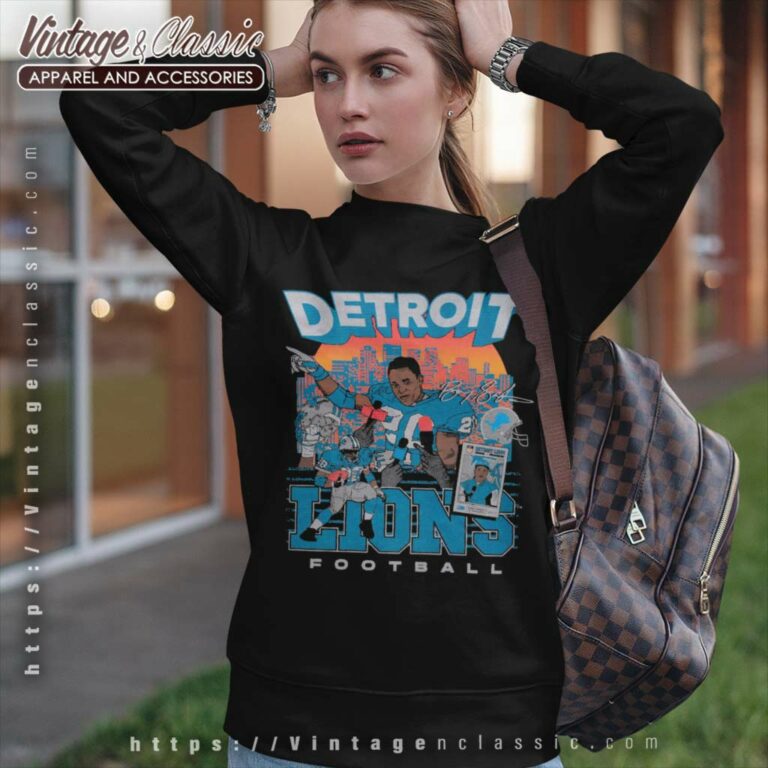 Detroit Lions Barry Sanders Sweatshirt Detroit Lions Barry Sanders Sweatshirt