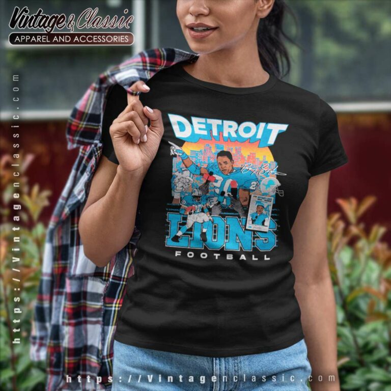 Detroit Lions Barry Sanders Women TShirt Detroit Lions Barry Sanders Women TShirt
