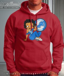 Detroit Lions Betty Boop Hoodie
