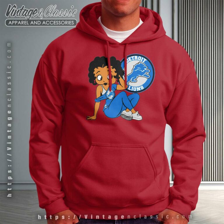 Detroit Lions Betty Boop Hoodie Detroit Lions Betty Boop Hoodie