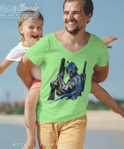 Detroit Lions Boba Fett Star Wars V Neck TShirt