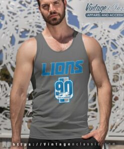 Detroit Lions Celebrate 90th Season Tank Top Racerback
