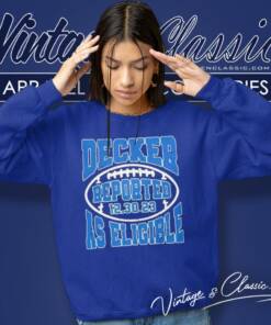 Detroit Lions Decker Reported As Eligible 12 30 23 Shirt 5 Detroit Lions Decker Reported As Eligible 12 30 23 Sweatshirt