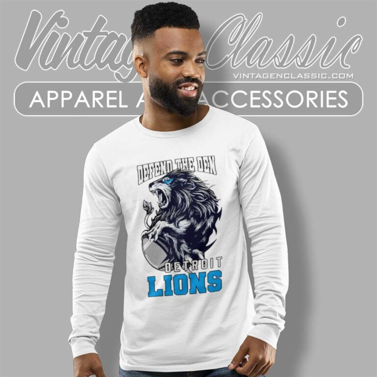 Detroit Lions Defend The Den Long Sleeve Tee Detroit Lions Defend The Den Long Sleeve Tee