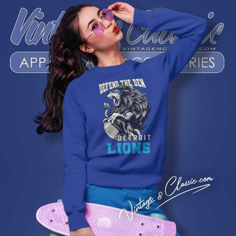 Detroit Lions Defend The Den Sweatshirt Detroit Lions Defend The Den Sweatshirt