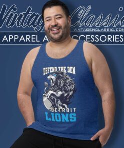 Detroit Lions Defend The Den Shirt 4 Detroit Lions Defend The Den Tank Top Racerback