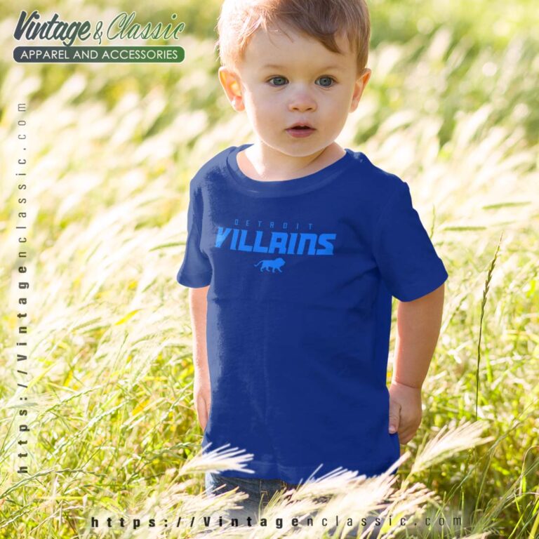 Detroit Lions Detroit Villains Logo KIDS shirt Detroit Lions Detroit Villains Logo KIDS shirt