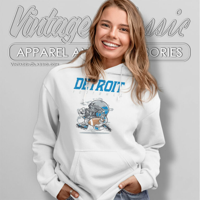 Detroit Lions Football Helmet Vintage Hoodie Detroit Lions Football Helmet Vintage Hoodie