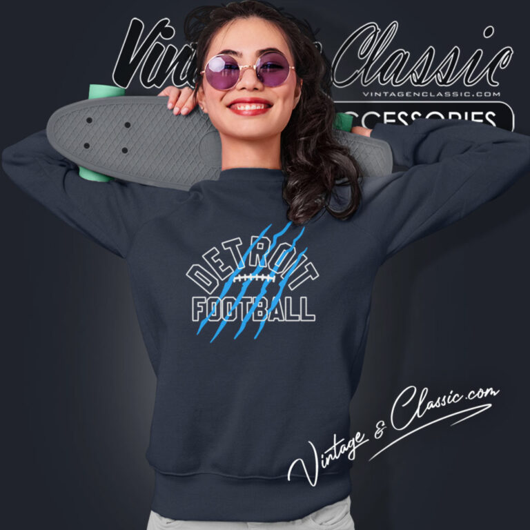 Detroit Lions Football Scratches Nfl Sweatshirt Detroit Lions Football Scratches Nfl Sweatshirt