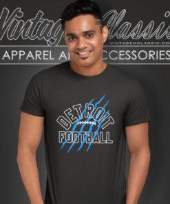 Detroit Lions Football Scratches NFL Shirt 4 Detroit Lions Football Scratches Nfl T Shirt