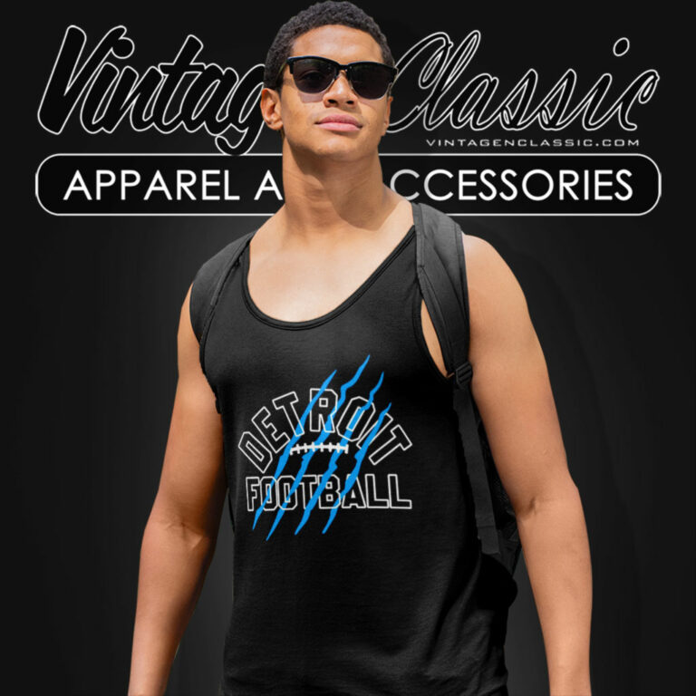 Detroit Lions Football Scratches Nfl Tank Top Racerback Detroit Lions Football Scratches Nfl Tank Top Racerback