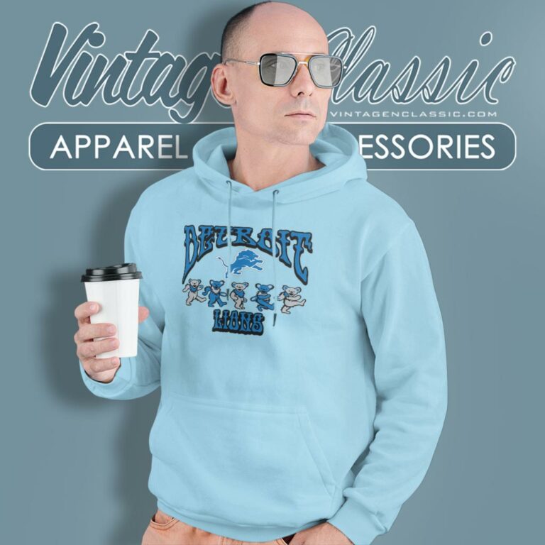 Detroit Lions Grateful Dead Dancing Bears Hoodie Detroit Lions Grateful Dead Dancing Bears Hoodie