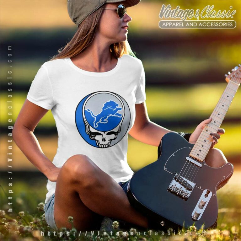 Detroit Lions Grateful Dead Steal Your Face Women TShirt Detroit Lions Grateful Dead Steal Your Face Women TShirt