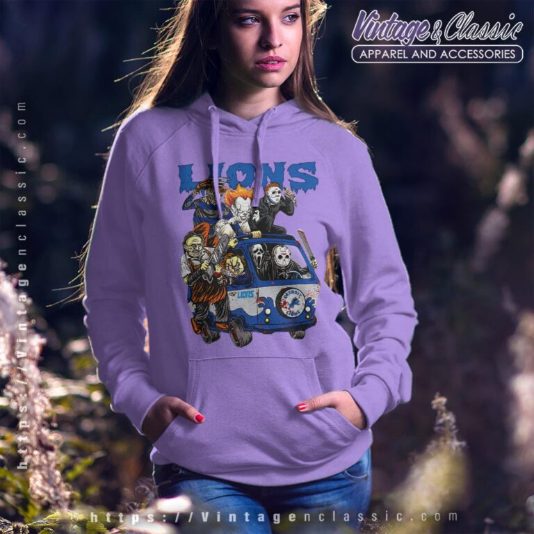 Detroit Lions Horror Movies Characters Halloween Shirt Hoodie Detroit Lions Horror Movies Characters Halloween Shirt Hoodie