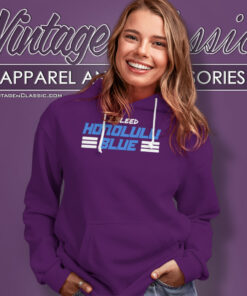 Detroit Lions I Bleed Honolulu Blue Hoodie