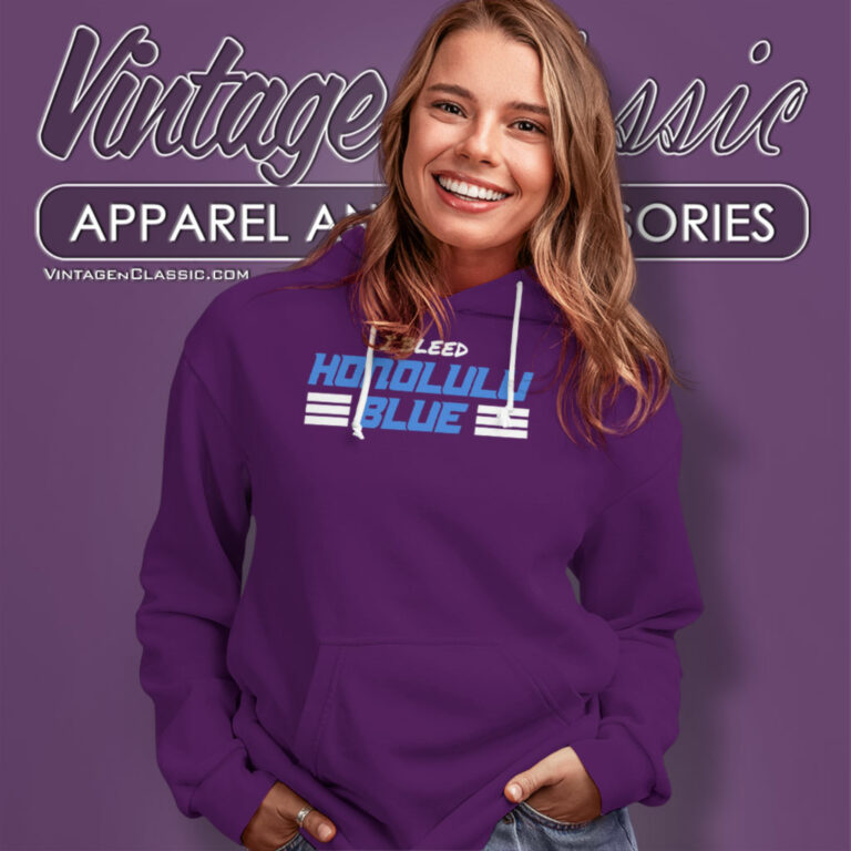 Detroit Lions I Bleed Honolulu Blue Hoodie Detroit Lions I Bleed Honolulu Blue Hoodie