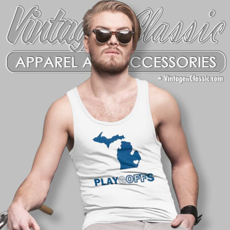 Detroit Lions Jared Goff Play Goffs Tank Top Racerback Detroit Lions Jared Goff Play Goffs Tank Top Racerback