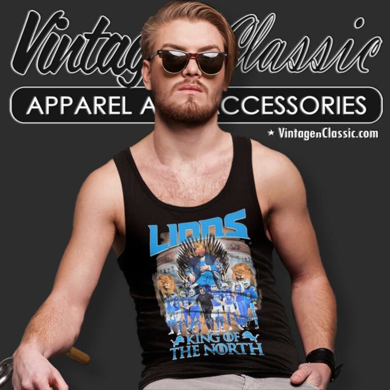 Detroit Lions King Of The North Nfl Tank Top Racerback Detroit Lions King Of The North Nfl Tank Top Racerback