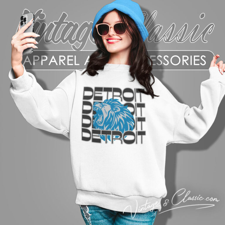 Detroit Lions Logo Shirt Gift For Super Bowl Sweatshirt Detroit Lions Logo Shirt Gift For Super Bowl Sweatshirt