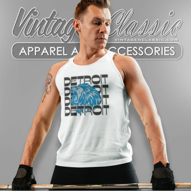 Detroit Lions Logo Shirt Gift For Super Bowl Tank Top Racerback Detroit Lions Logo Shirt Gift For Super Bowl Tank Top Racerback