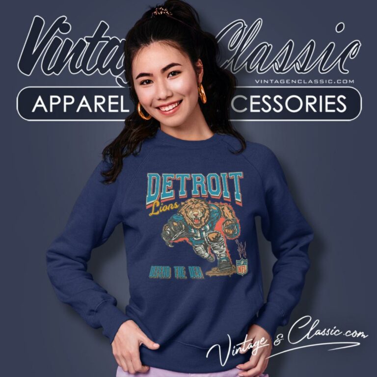 Detroit Lions Mascot Defend The Den Sweatshirt Detroit Lions Mascot Defend The Den Sweatshirt