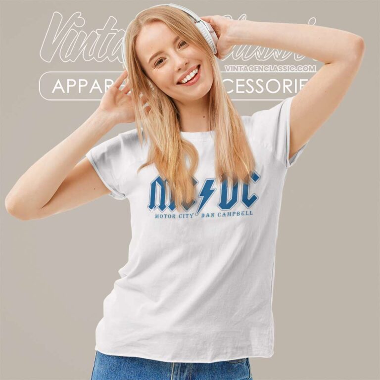 Detroit Lions Mcdc Motor City Dan Campbell Women TShirt Detroit Lions Mcdc Motor City Dan Campbell Women TShirt