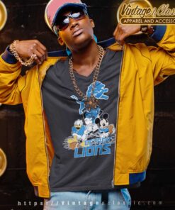 Detroit Lions Mickey Mouse Donald Duck Goofy Shirt 5 Detroit Lions Mickey Mouse Donald Duck Goofy V Neck TShirt