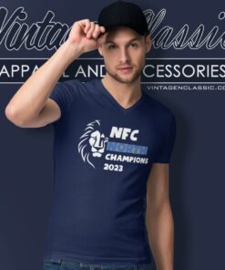 Detroit Lions Nfc North Champions 2023 V Neck TShirt
