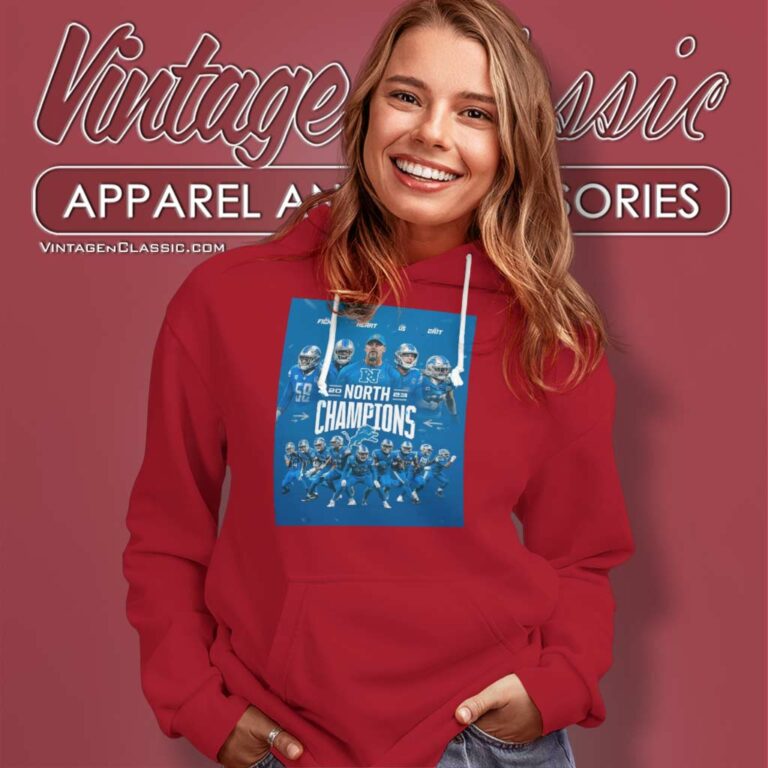 Detroit Lions Nfc North Champions Poster Hoodie Detroit Lions Nfc North Champions Poster Hoodie