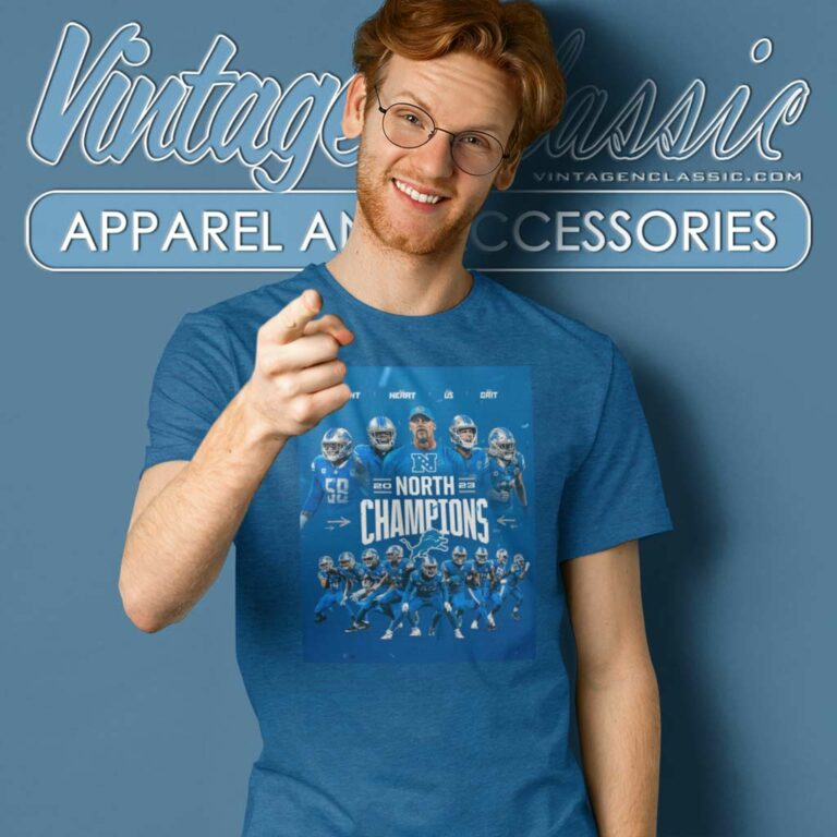 Detroit Lions Nfc North Champions Poster T Shirt Detroit Lions Nfc North Champions Poster T Shirt