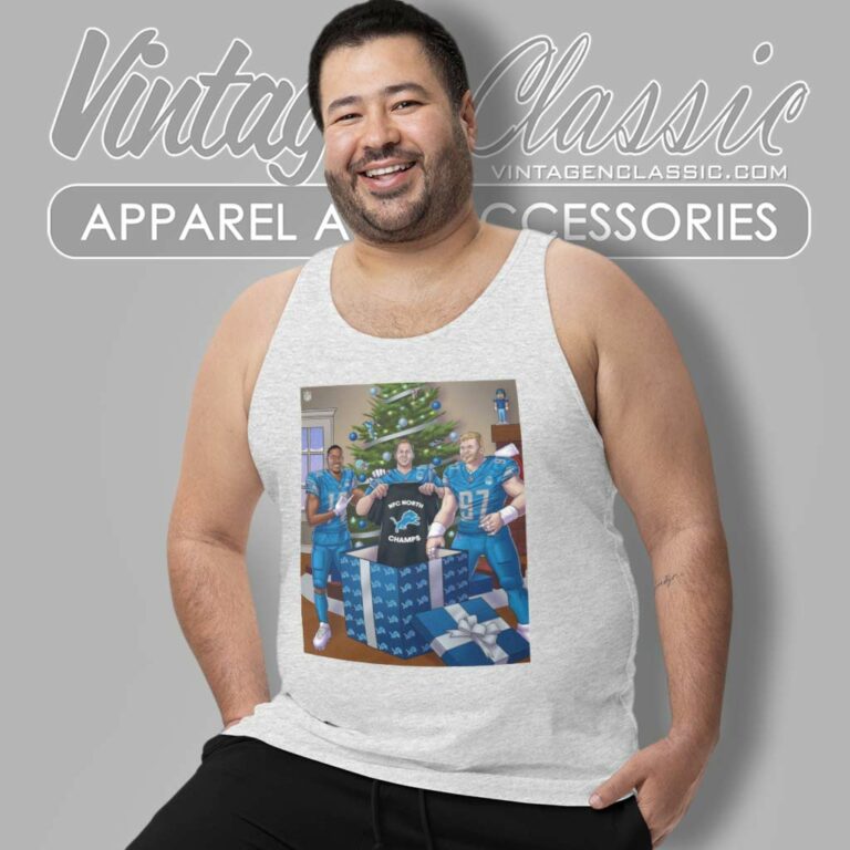 Detroit Lions Nfc North Champions Tank Top Racerback Detroit Lions Nfc North Champions Tank Top Racerback