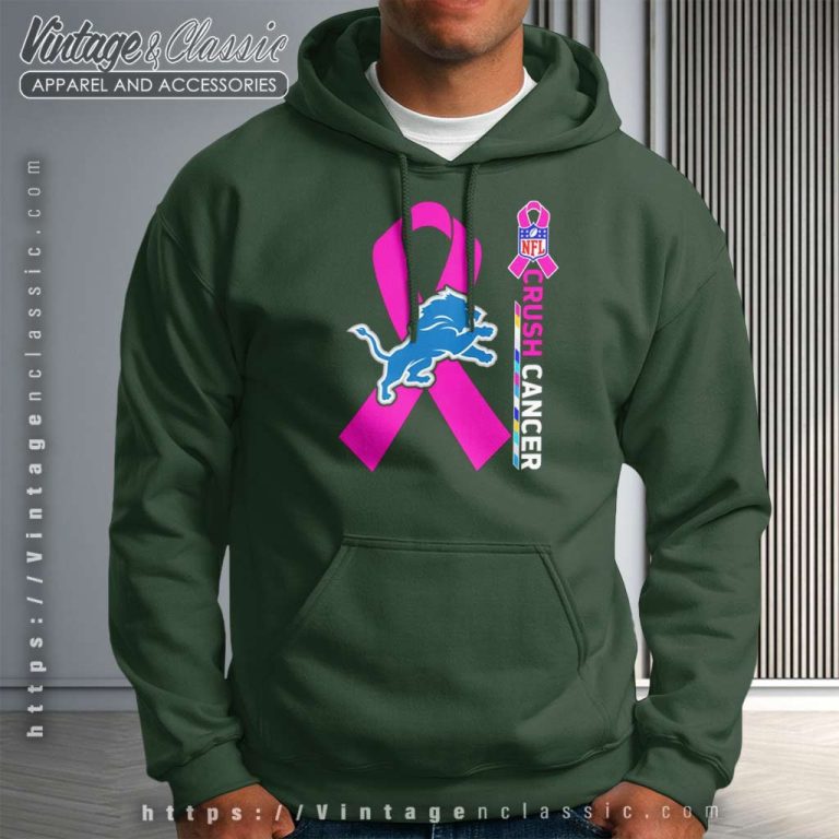 Detroit Lions Nfl Crush Cancer 2023 Hoodie Detroit Lions Nfl Crush Cancer 2023 Hoodie