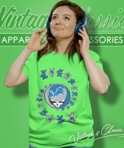 Detroit Lions Nfl Grateful Dancing Bears Women T Shirt