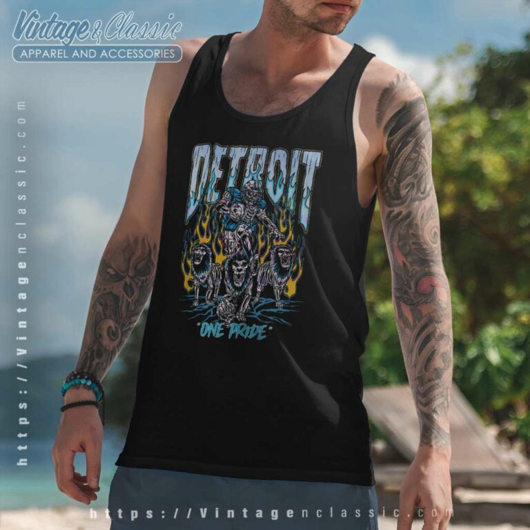 Detroit Lions One Pride Tank Top Racerback Detroit Lions One Pride Tank Top Racerback