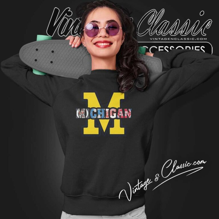 Detroit Lions Red Wings Michigan Wolverines 2024 Sweatshirt Detroit Lions Red Wings Michigan Wolverines 2024 Sweatshirt