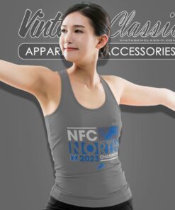Detroit Lions Shirt 2023 Nfc North Division Champions Conquer 4 Detroit Lions Shirt 2023 Nfc North Division Champions Conquer Tank Top Racerback