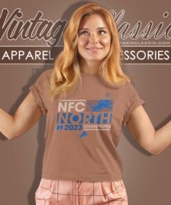Detroit Lions Shirt 2023 Nfc North Division Champions Conquer 6 Detroit Lions Shirt 2023 Nfc North Division Champions Conquer Women T Shirt