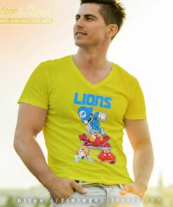 Detroit Lions Shirt Super Mario Kansas City Chiefs 2023 V Neck TShirt