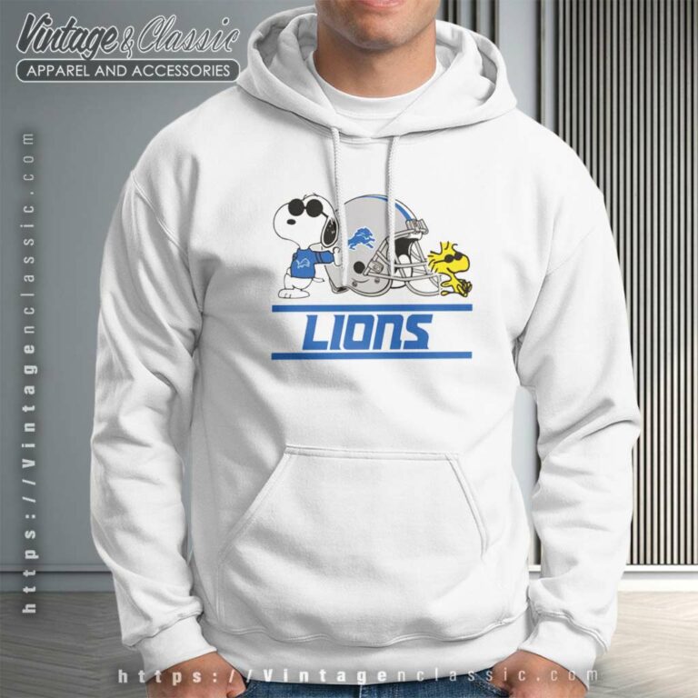 Detroit Lions Snoopy And Woodstock Helmet Hoodie Detroit Lions Snoopy And Woodstock Helmet Hoodie