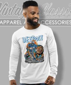 Detroit Lions Super Bowl Vintage Shirt 4 Detroit Lions Super Bowl Vintage Long Sleeve Tee