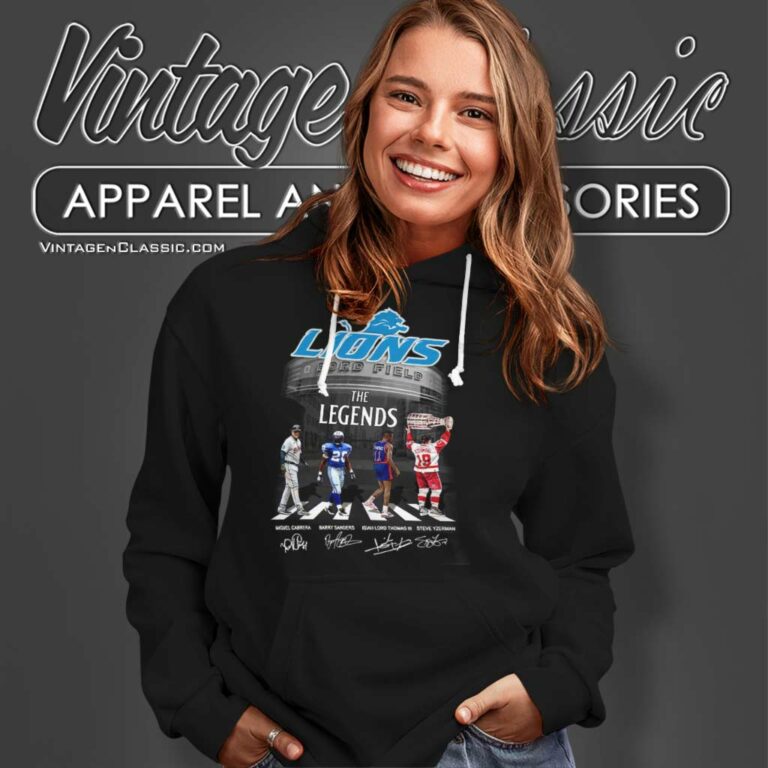 Detroit Lions The Legends Signature Hoodie Detroit Lions The Legends Signature Hoodie
