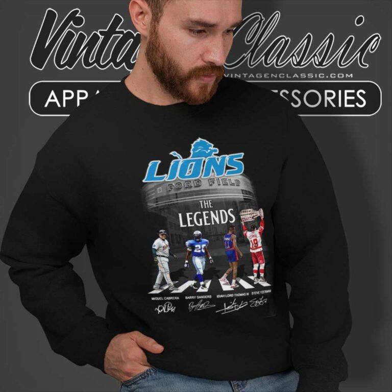Detroit Lions The Legends Signature Sweatshirt Detroit Lions The Legends Signature Sweatshirt
