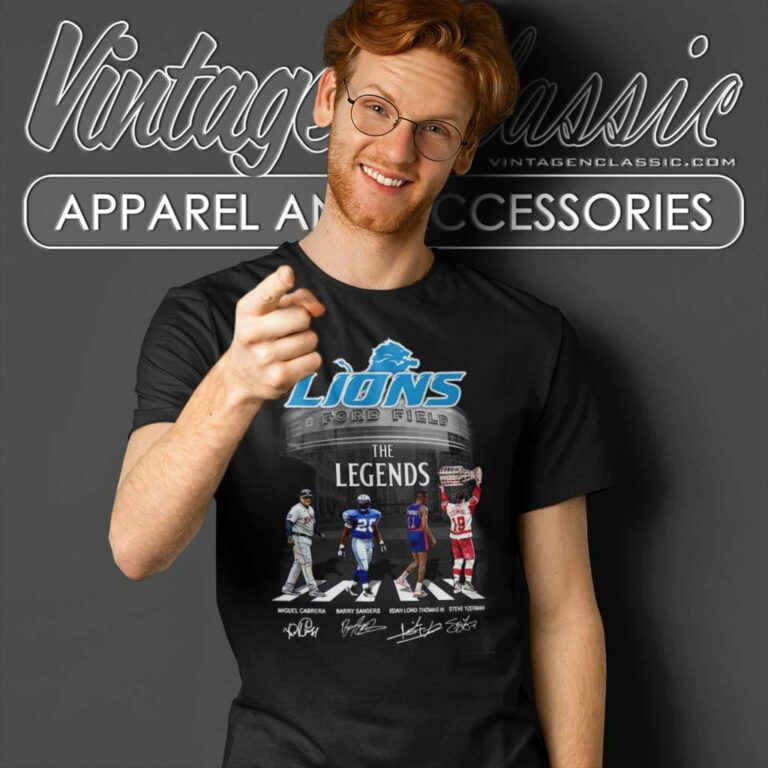 Detroit Lions The Legends Signature T Shirt Detroit Lions The Legends Signature T Shirt